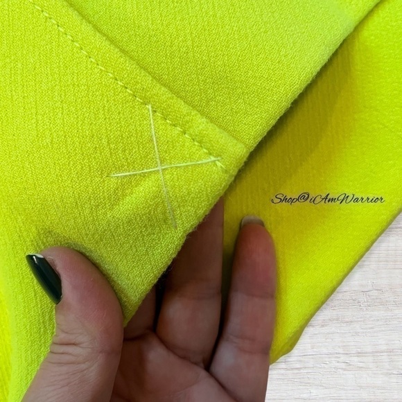 J.Crew Collection NWOT neon wool blend double breasted peacoat *shop@iamwarrior - Picture 12 of 15